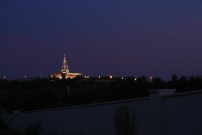 Mormon Temple at Night