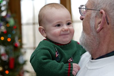 Ben with Pop-pop