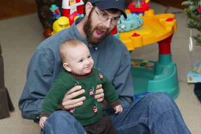 Ben with his Daddy