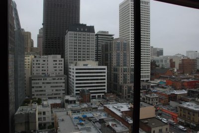 View from our hotel room in San Francisco