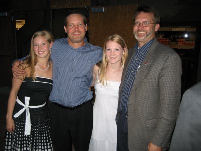 Dads & Grads '07: Annika, Merrick, Amanda & Mitch