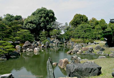 Pond and Rocks at Nijojo