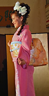Kimonos in Kyoto