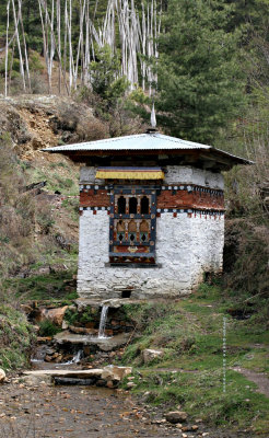 Prayer wheel in the Countryside