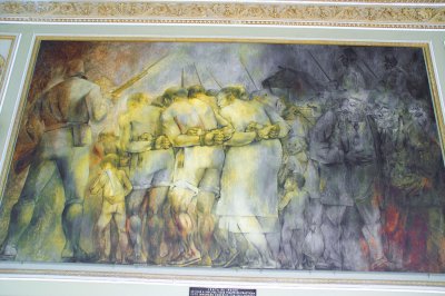 Painting: The capturing of slaves for bondage
