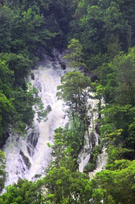 Roadside waterfall