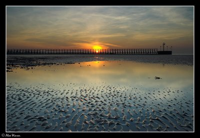 Littlehampton Beach (minus plane trail)