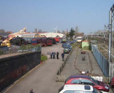 looking back towards the heratge centre.