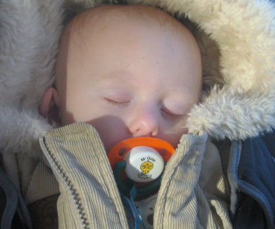 little Kyle warn out at last.