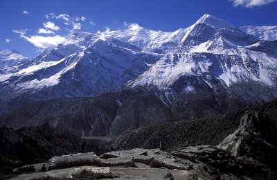 Annapurna range from Gunsang