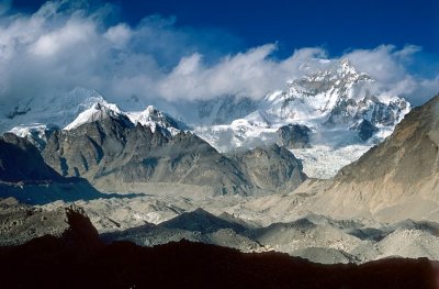 Gokyo valley: afternoon view