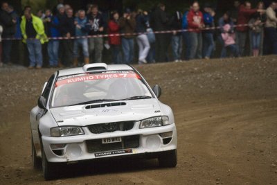 The Jim Carty / Neil Shanks Impreza WRC