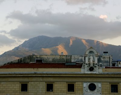 rooftop mountains