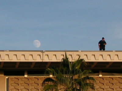 The moon and the Police.