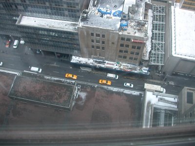 straight down view from our rrom, 28th floor