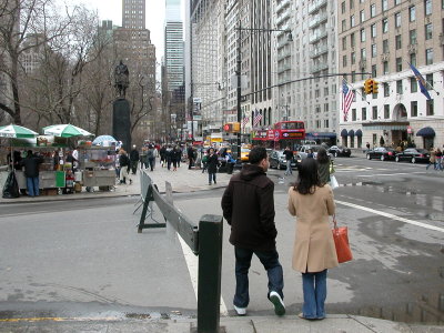 looking east