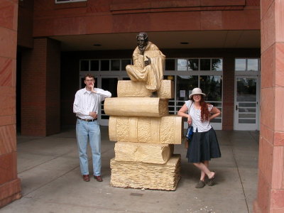 entrance to Cline Library, NAU