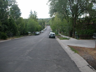 walking to the park