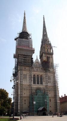 Zagreb Cathedral in reconstruction