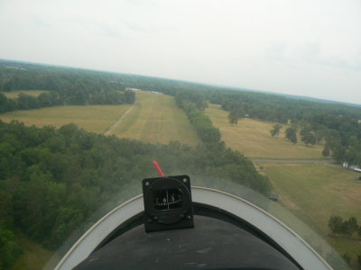 Our final approach to the landing strip