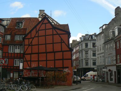 Typical Copenhagen street