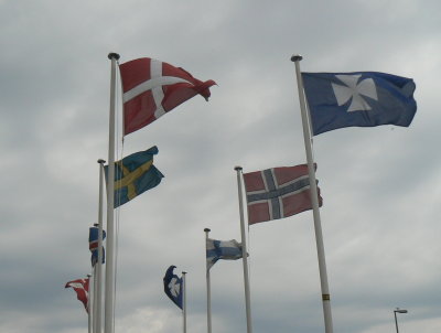 National Flags of Scandinavia