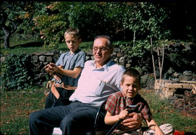 Me, Grampa & Doug, Sept. 1966