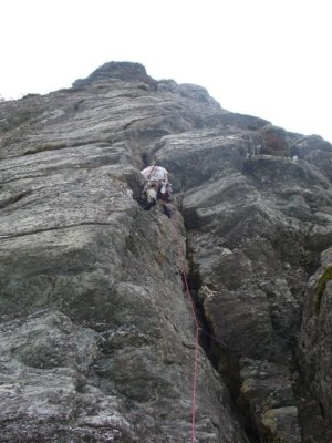 Climbing at Table Rock, NC Sept. 3 2007 [Gallery]