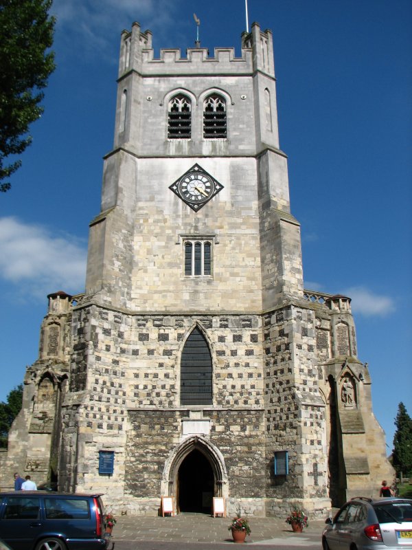 The Abbey Church,main entrance and tower