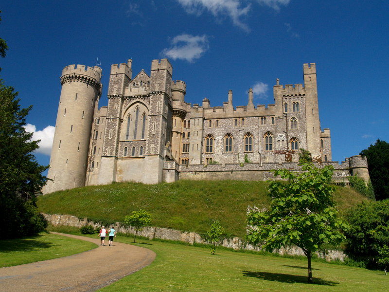 Arundel Castle,from within the Grounds.