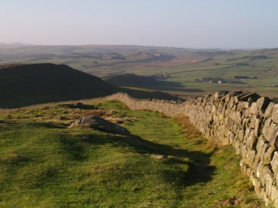 Hadrian's Wall:Winshield Crags,looking west