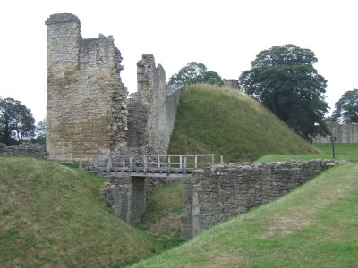 Pickering Castle:the motte