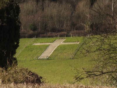 The Commerorative Cross,on the hillside above Shoreham
