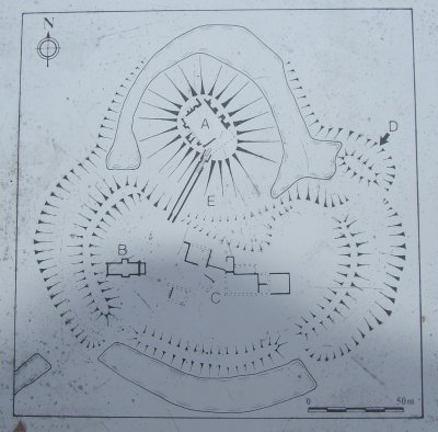 A  plan  of  Pleshey  Castle