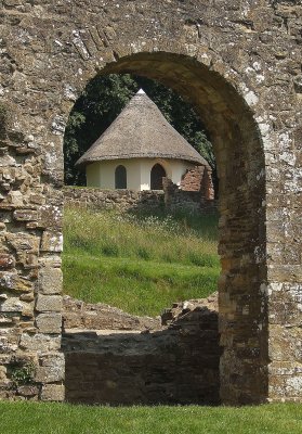 Thatched chapel,Battle Abbey