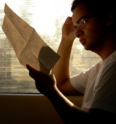 leyendo algo importante
