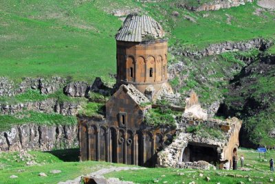 Ani - Georgian style church in ancient Armenian city.