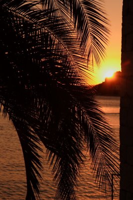 sunset in drvenik - croatia