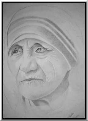 Drawing Mother Teresa 2