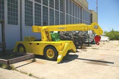 Ground support crane