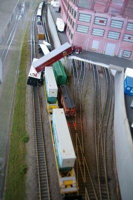 High winds derailed HOTrack trains