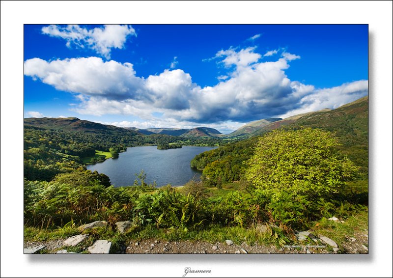 Lake Grasmere from Loughrigg Fell