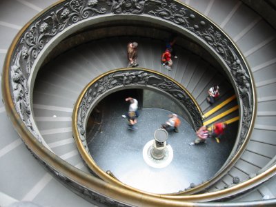 Giuseppe Momo's staircase (1932) - The Vatican Museums