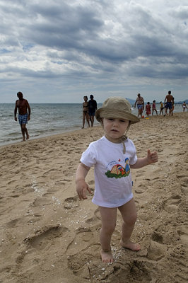 Daro en la playa