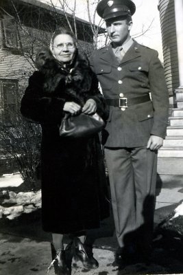 My father with an aunt at the start of the Second World War. Taken in Sioux City, Iowa.
