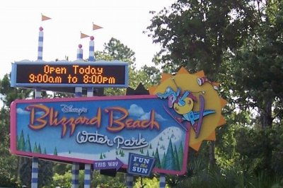 Disney Blizzard Beach Entrance