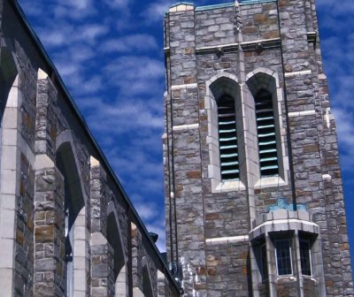 Church and Clouds