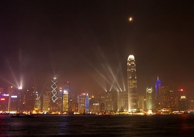 Laser Show from Tsim Sha Tsui