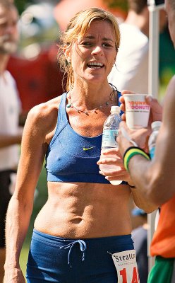 After the finish line. . .
