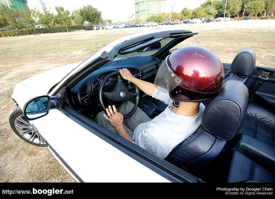 Crash helmet...Safety first!